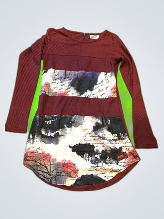 Smash! Printed Long Sleeve Mini Dress