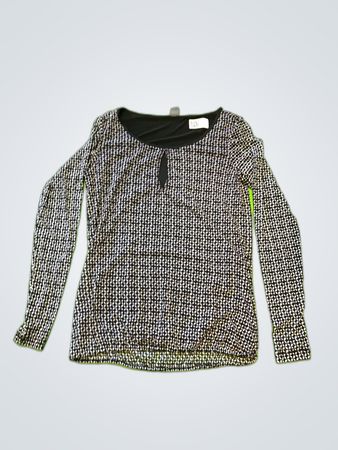 H&M Printed Long Sleeve Blouse