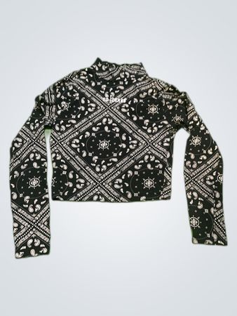 Jennyfer Cropped Turtleneck Top