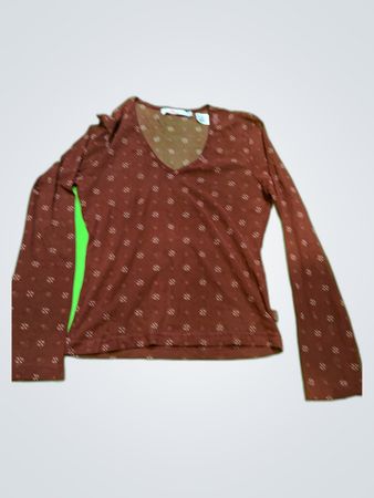 s.Oliver Printed V-Neck Blouse