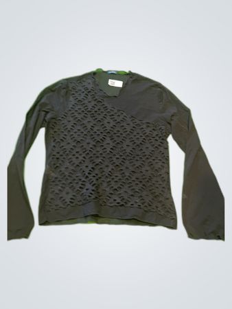 Unbranded Sheer Long-Sleeve Blouse