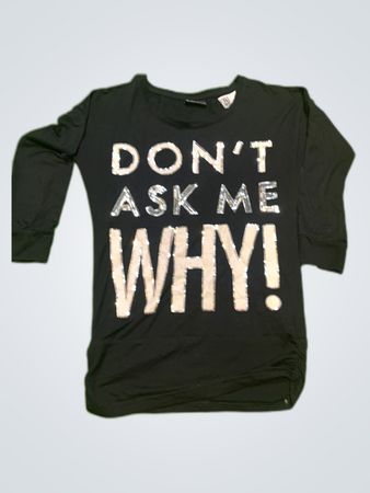 Crash One Don't Ask Me Why Long Sleeve Graphic T-Shirt