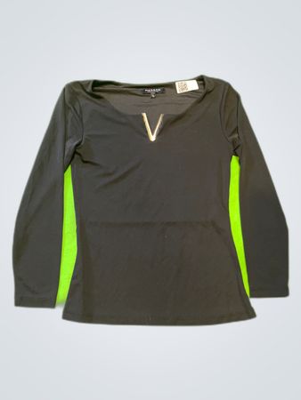 Morgan Long Sleeve V-Neck Blouse
