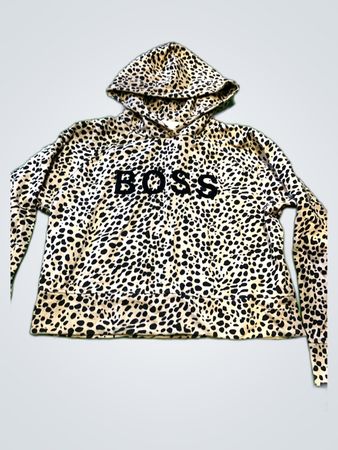 BOSS Leopard Print Hoodie