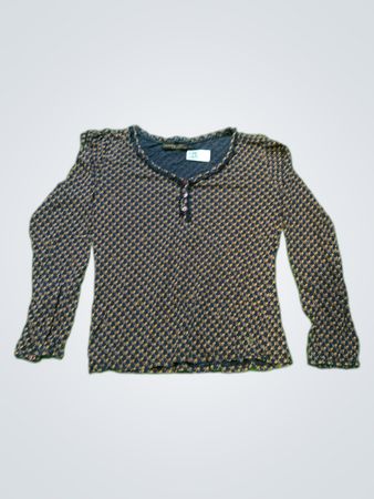 Diesel Printed Long-Sleeve Blouse