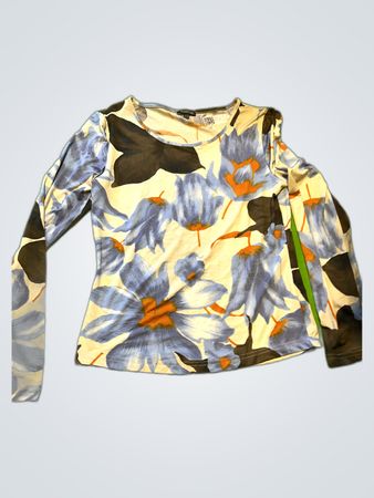 Street One Printed Floral Long Sleeve Blouse
