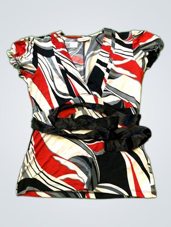 Yessica Printed Wrap Blouse