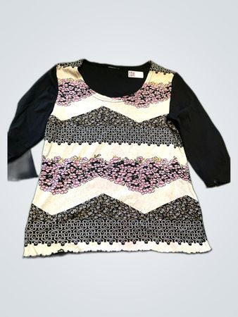 Mango Printed Floral Blouse