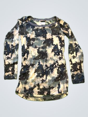 Sandwich Long Sleeve Camo Top
