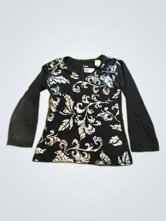 Alaïa Printed Long Sleeve Blouse