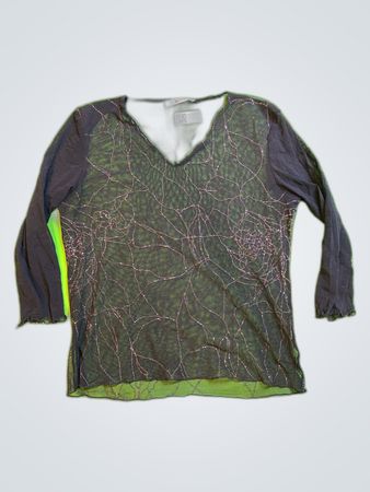 Burton Sheer V-Neck Blouse
