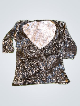 Blouse with Paisley Pattern