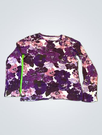 St. John's Bay Floral Long Sleeve Tee