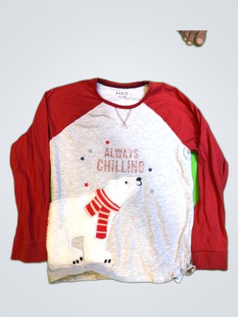 M&S Long Sleeve Graphic T-Shirt
