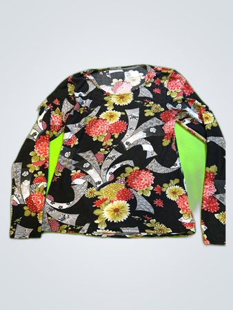 Unbranded Printed Floral Long Sleeve Blouse