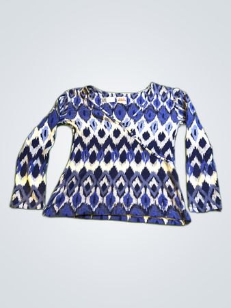 Ruby Rd Printed Wrap Blouse