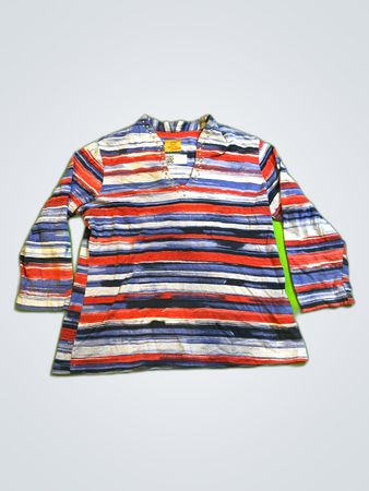 Ruby Rd. Striped V-Neck Blouse