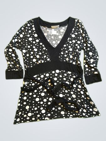 Clockhouse Black White Polka Dot Mini Dress