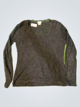 heine Black Lace Top