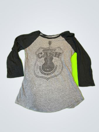 Zion Johnny Cash Printed Raglan T-Shirt
