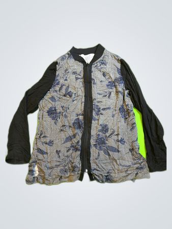Unbranded Floral Print Zip-Up Jacket