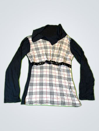Burberry Plaid Check Long Sleeve Shirt