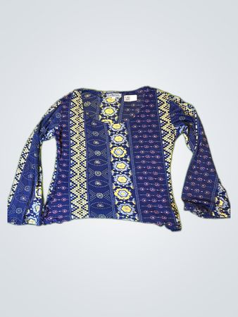Fishbone Printed Blouse