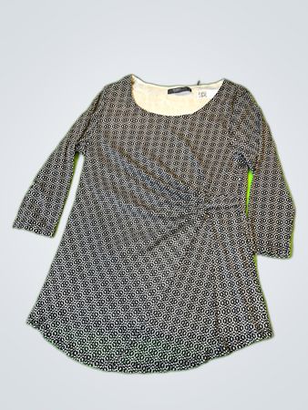 Mango Geometric Print Mini Dress