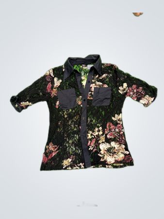 RM Floral Lace Printed Blouse