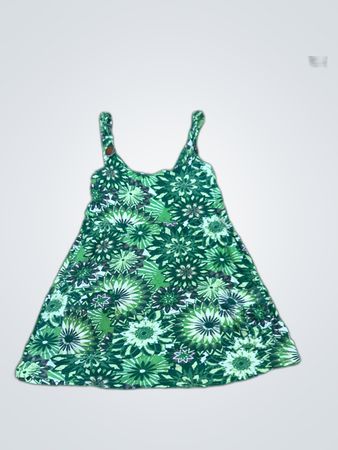 Green Floral Dress