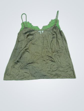 Brown Lace Trim Camisole