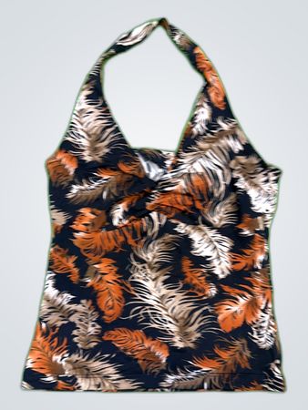 Mango Printed Halter Camisole Top