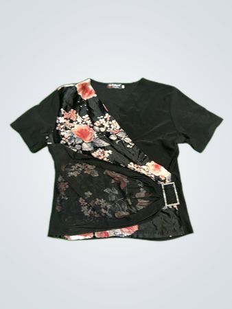 Sander-Wu Printed Floral Blouse