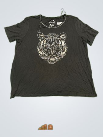 CANDANDA Printed Tiger T-Shirt