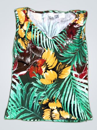 Tropical Print Top