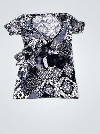 H&M Printed Wrap Blouse