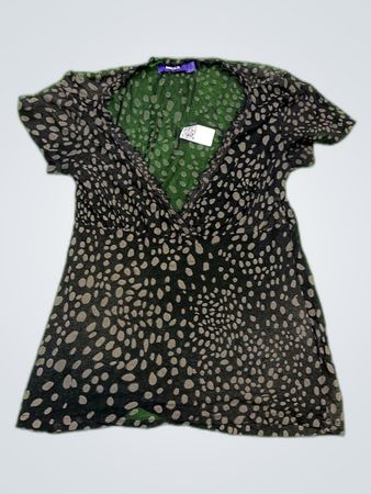 Mexx Sheer Polka Dot Blouse