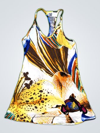 Zara Multicolor Printed Tank Top
