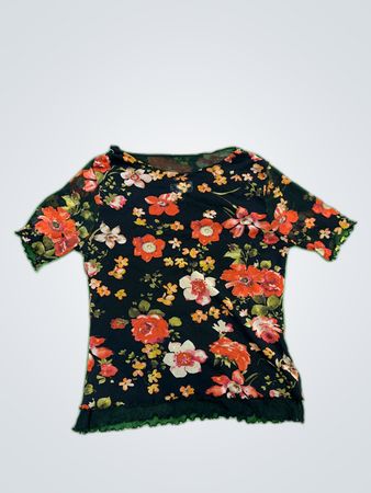 Unbranded Floral Printed Sheer Blouse