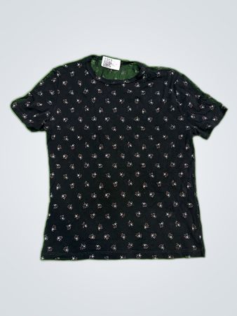 Unbranded Black Floral Print Short Sleeve T-Shirt