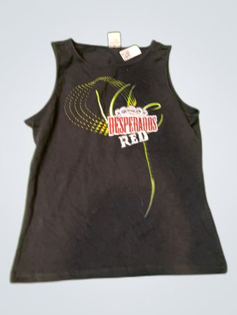 Desperados Red Graphic Tank Top
