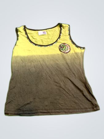Zara Ombre Beaded Tank Top