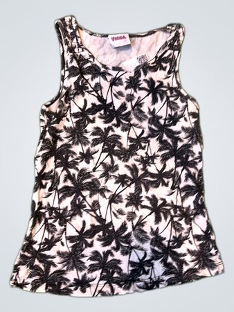 YIGGA Tank Top with Palm Tree Print