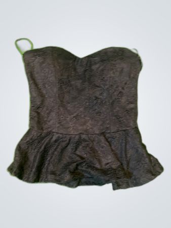 Tally Weijl Black Lace Bustier Top