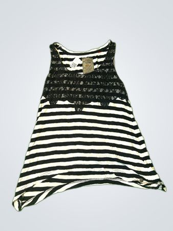 ASOS Striped Lace Tank Top