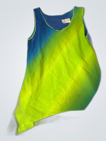 Blue and Green Tank Top