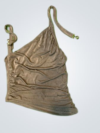 Unbranded Taupe Cropped Camisole Top
