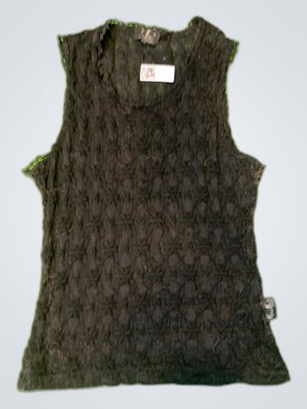 Fou-Fou de Paris Black Sheer Lace Blouse