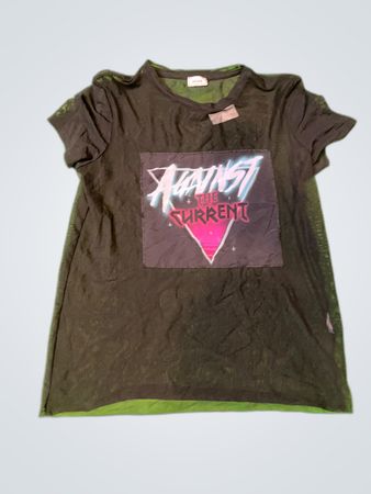 Pimkie T-Shirt with Against The Current Graphic