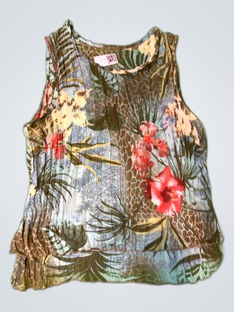 Printed Sleeveless Tank Top
